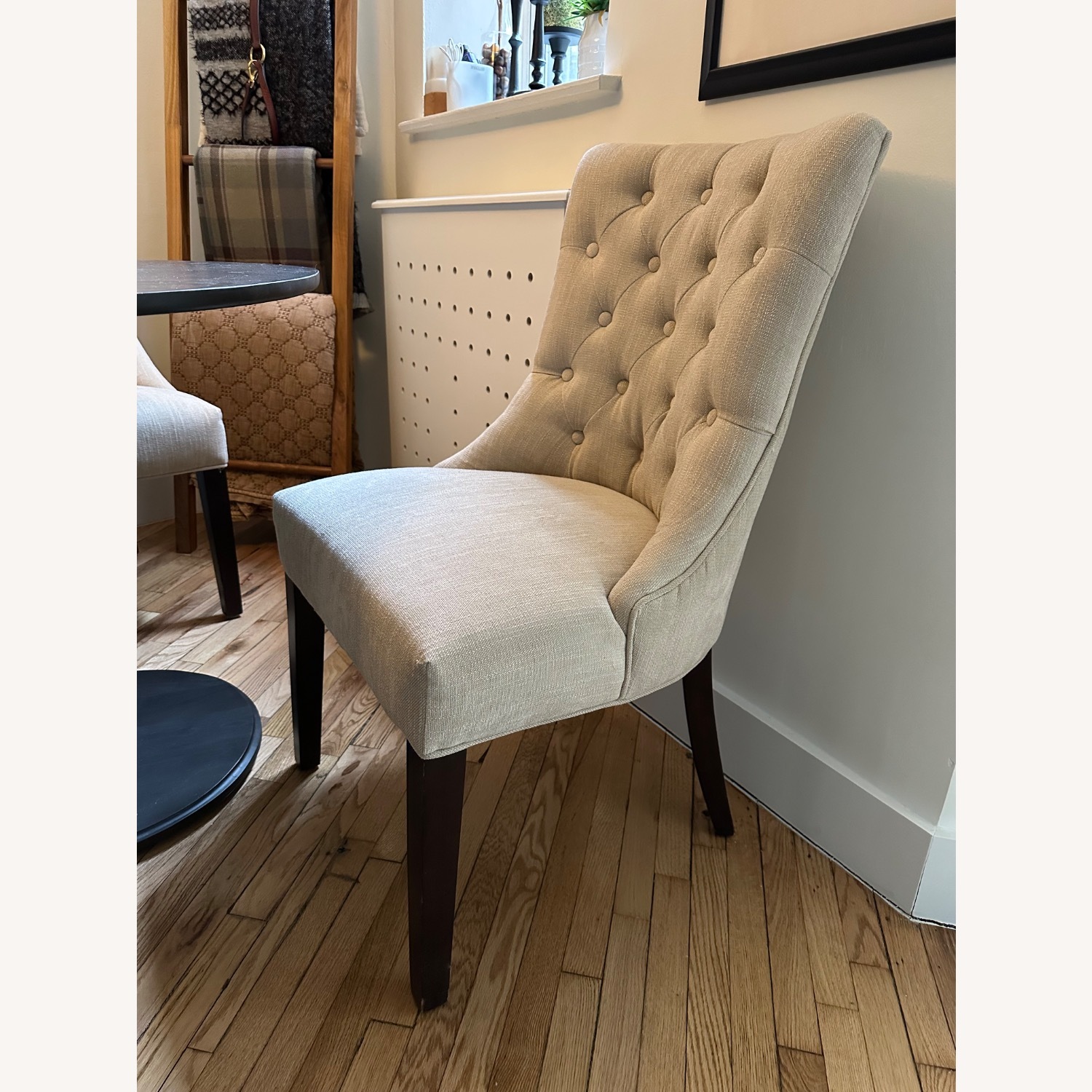 Pottery Barn Hayes Tufted Dining Chairs - image-3