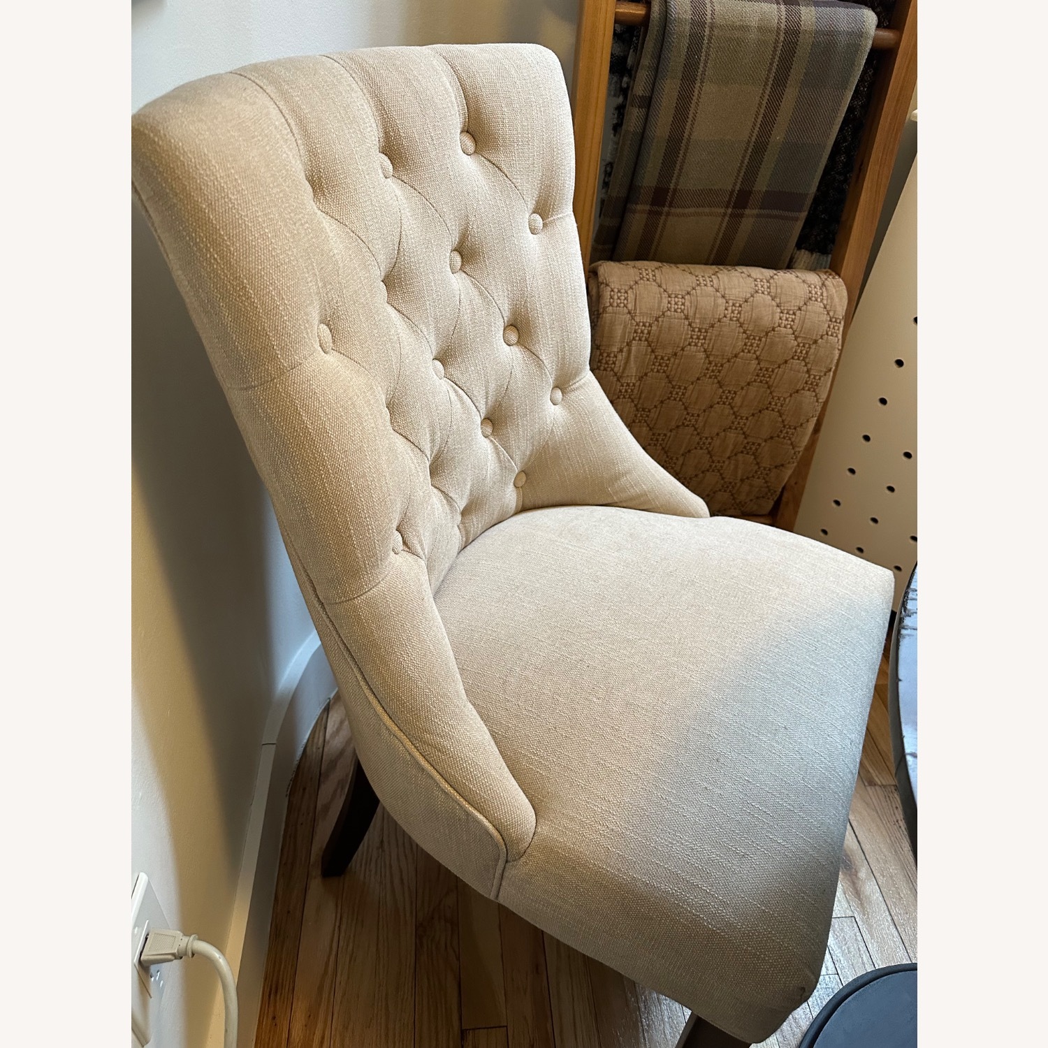 Pottery Barn Hayes Tufted Dining Chairs - image-2
