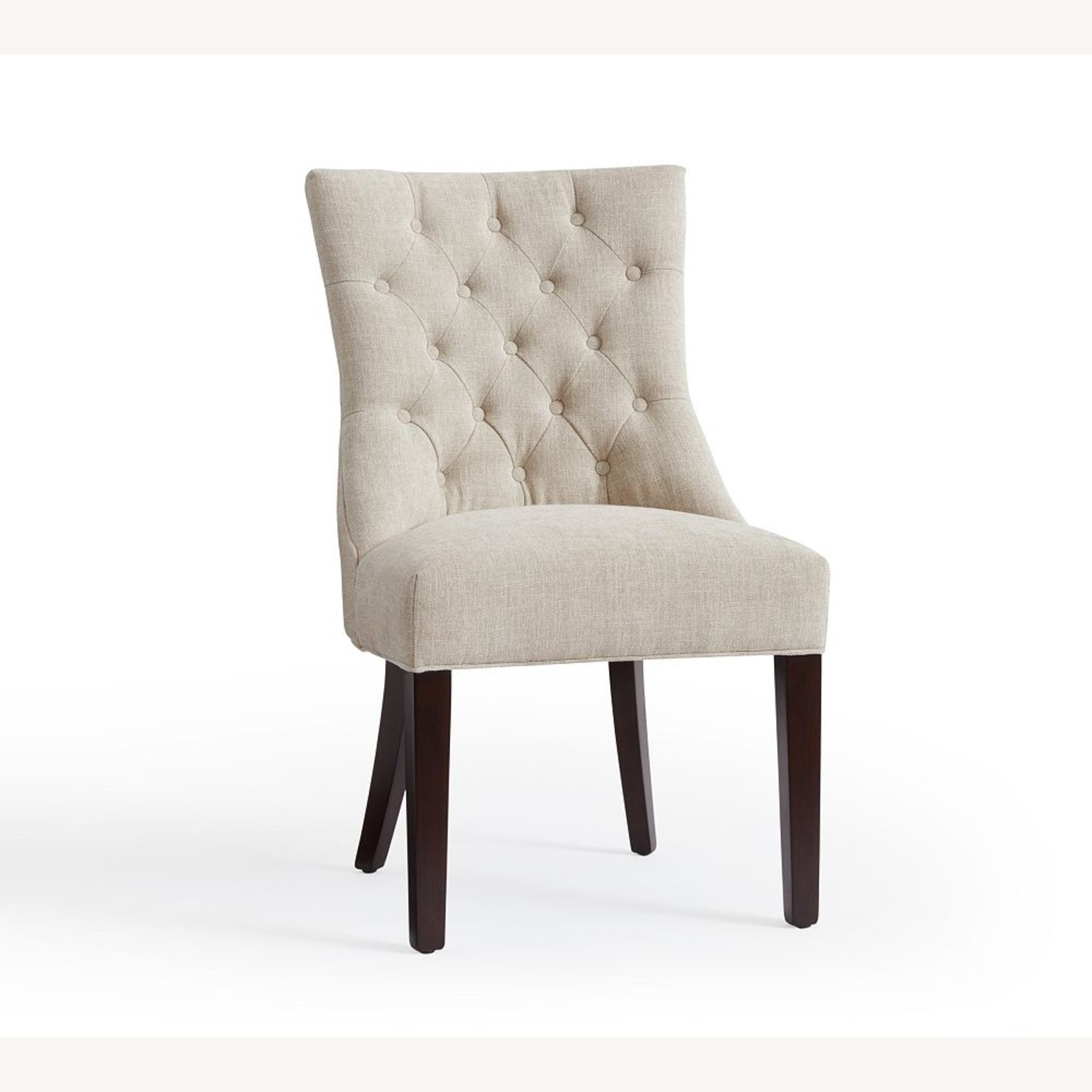 Pottery Barn Hayes Tufted Dining Chairs - image-5
