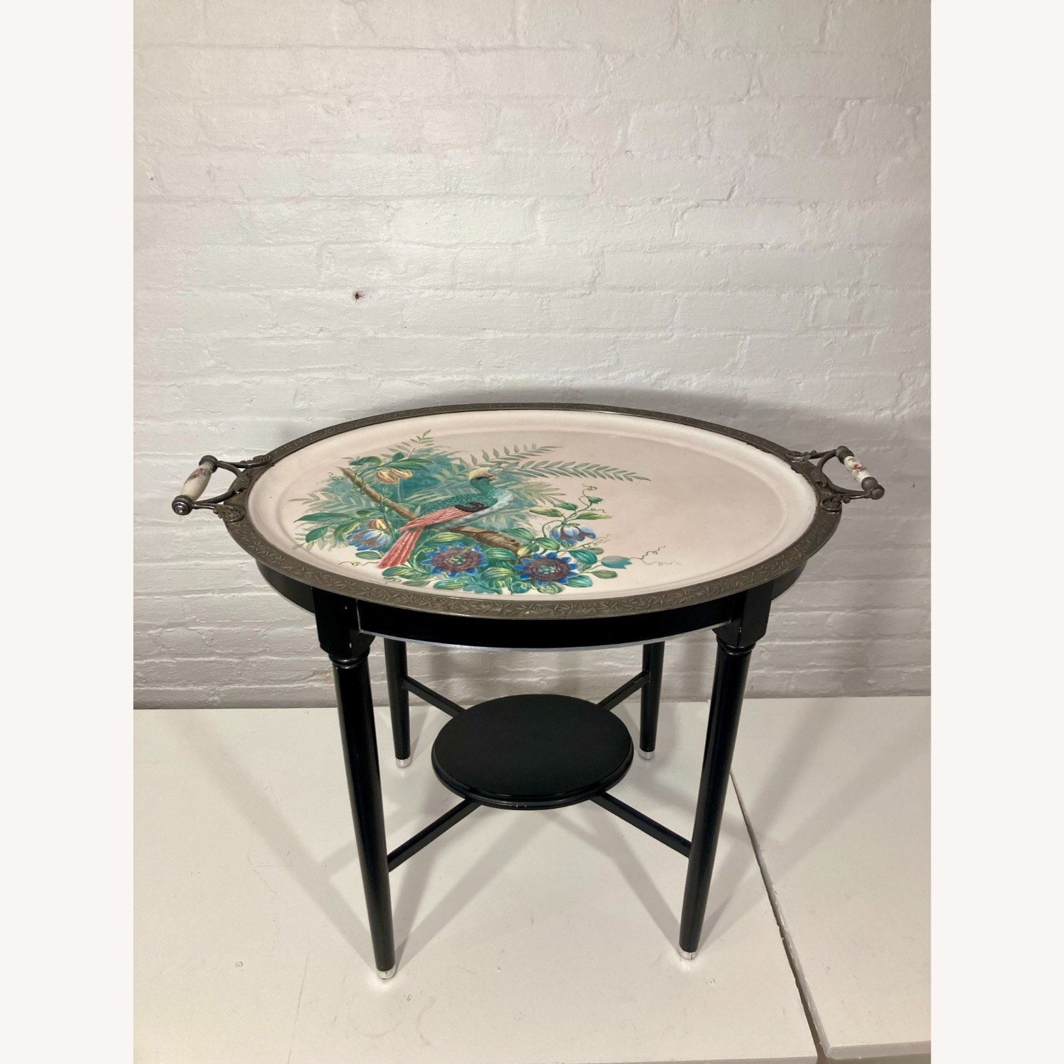 Vintage Oval Tray Table - image-4