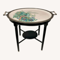 Vintage Oval Tray Table