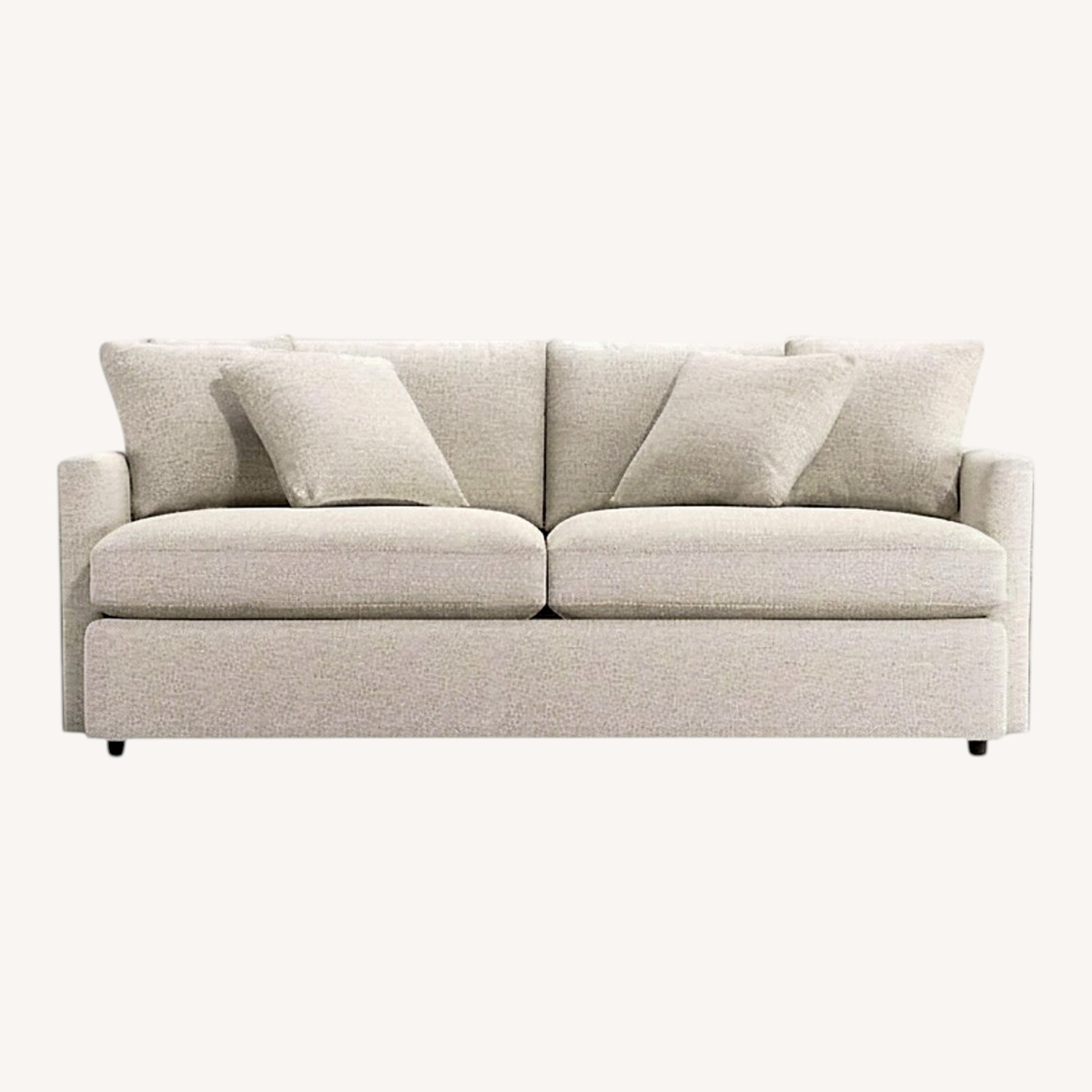 Crate & Barrel Natural Fabric 3+ Seater Sofa - image-0
