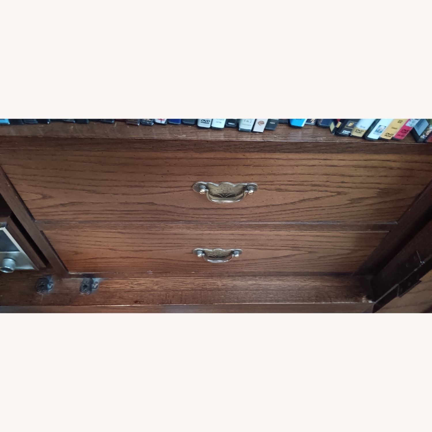 Century Furniture Dark Brown Wood Armoire - image-8