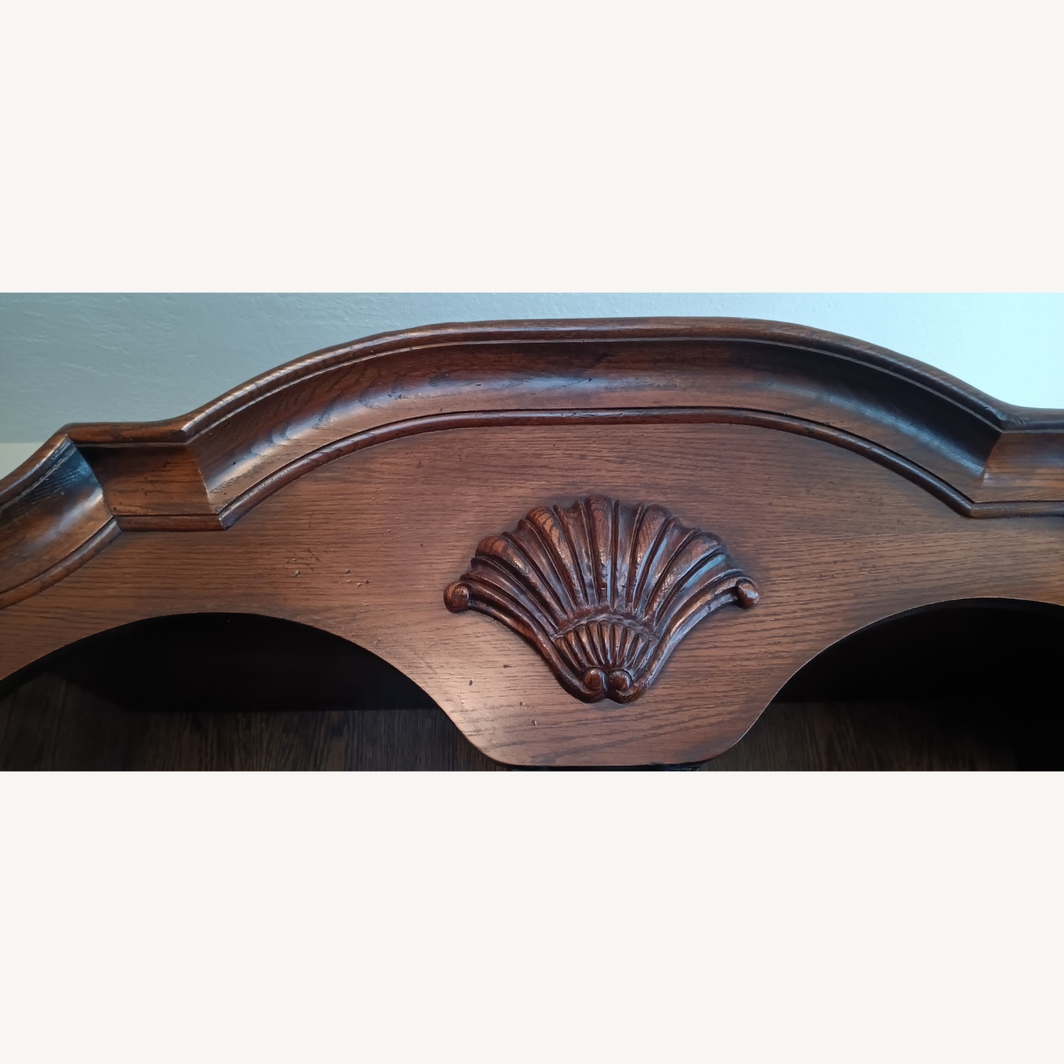 Century Furniture Dark Brown Wood Armoire - image-4