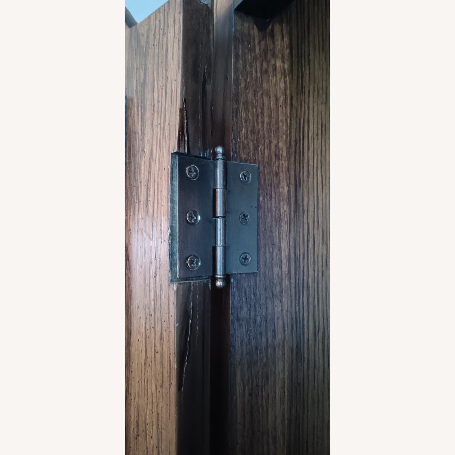 Century Furniture Dark Brown Wood Armoire - image-10