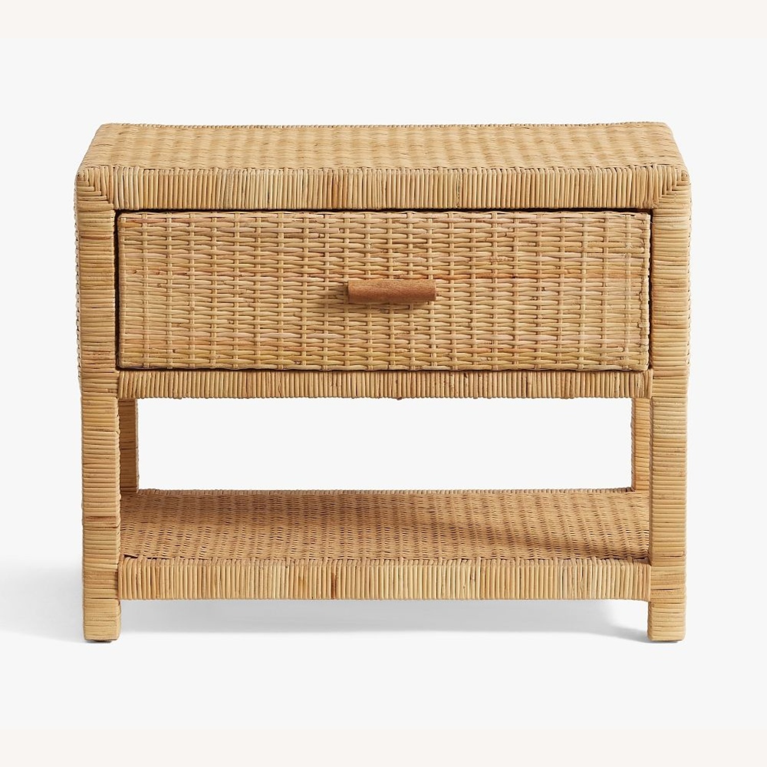 Pottery Barn Cala Rattan Nightstands - image-4