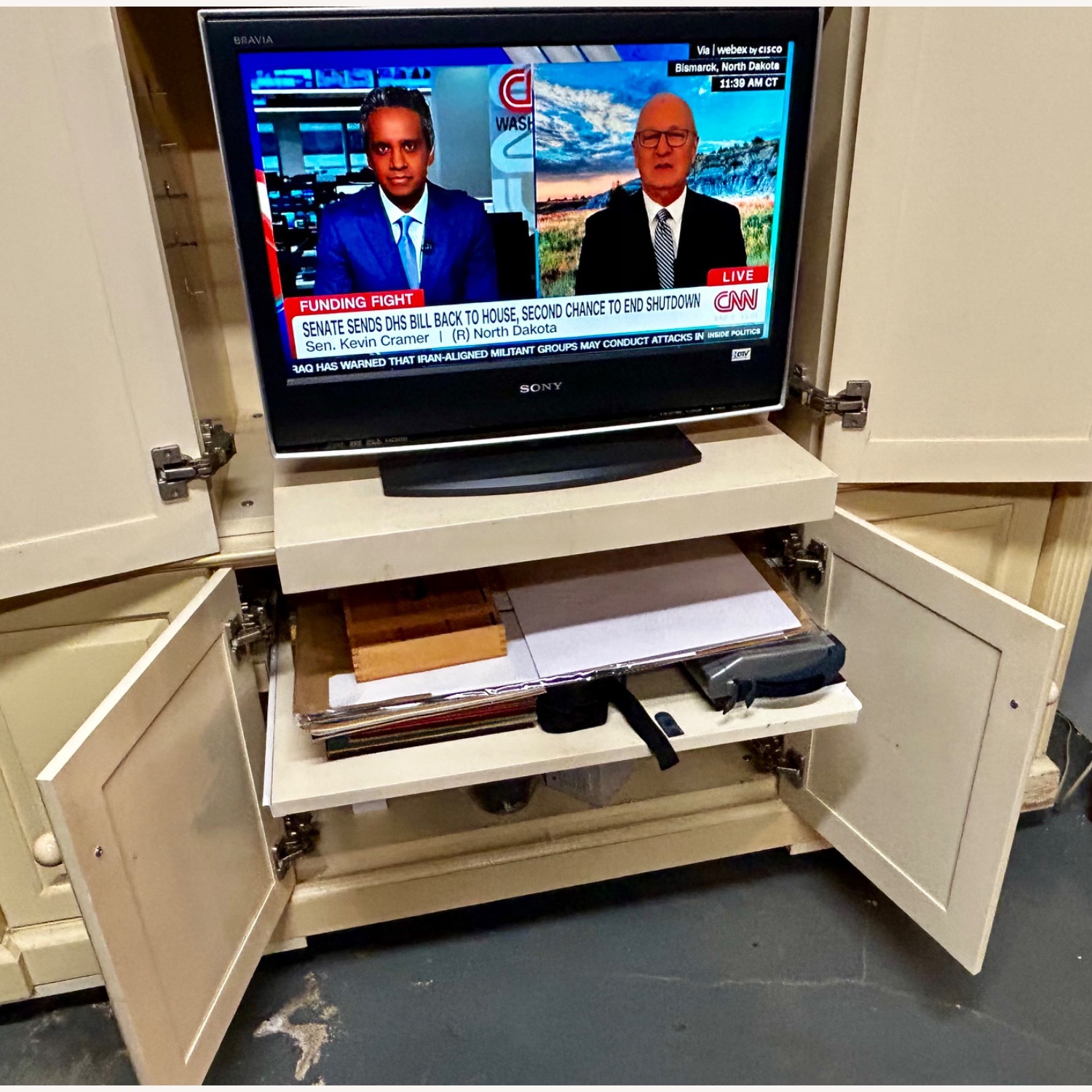 Manhattan Cabinetry White Wood Wall Unit - image-3