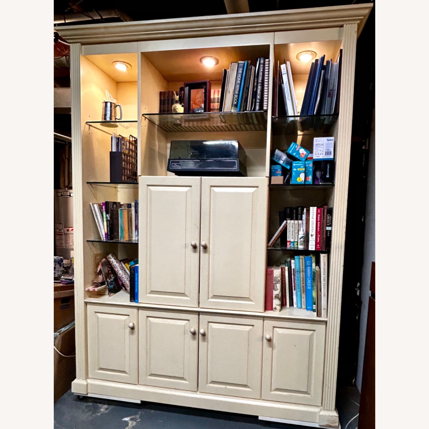 Manhattan Cabinetry White Wood Wall Unit - image-8