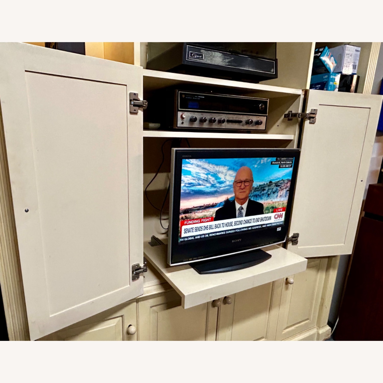 Manhattan Cabinetry White Wood Wall Unit - image-5