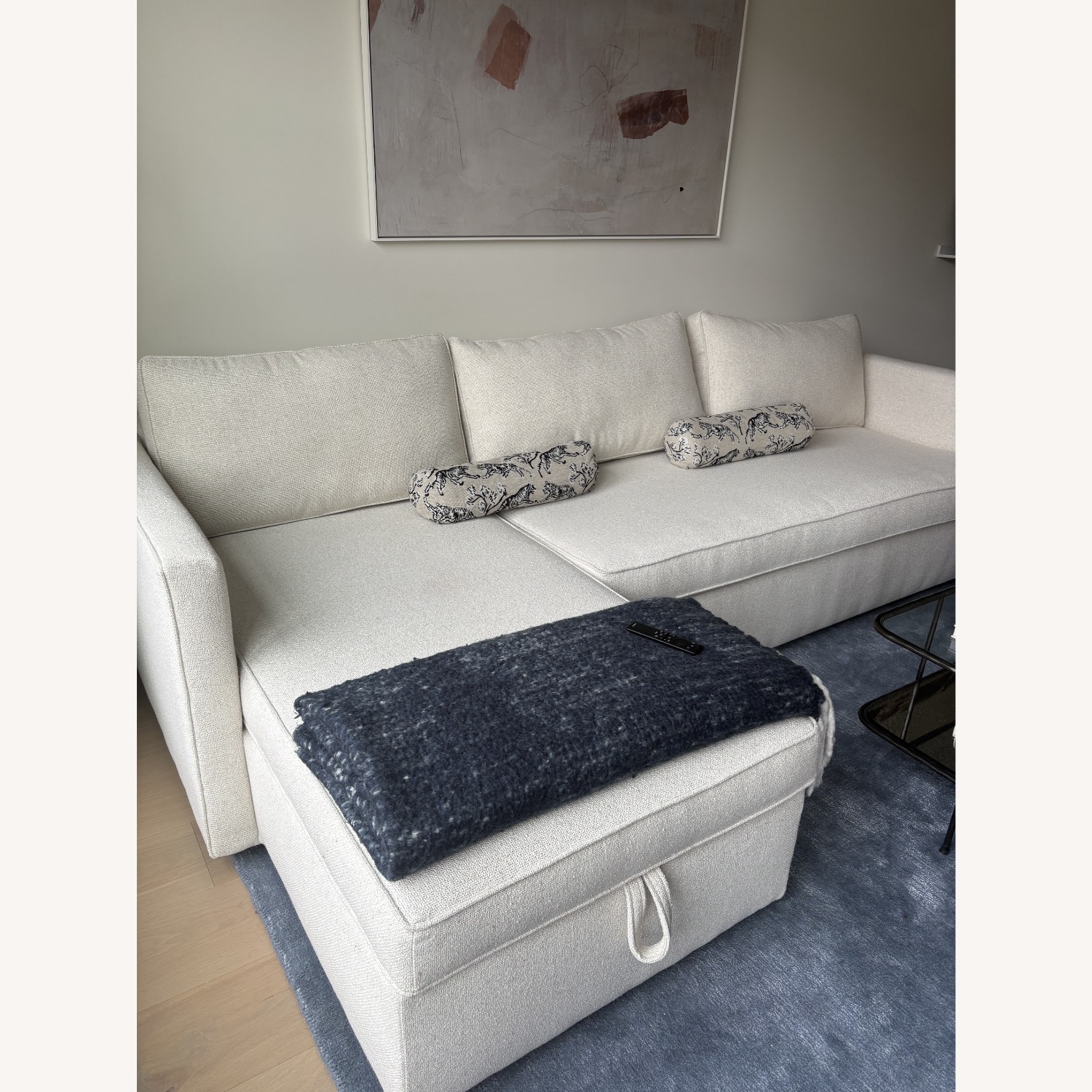 West Elm Harris Sleeper Sectional with Storage - image-3