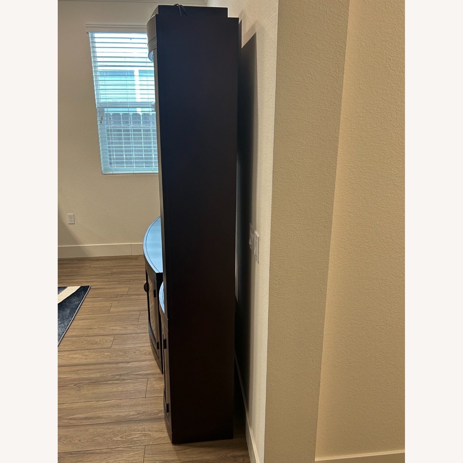 Dark Brown Wooden Entertainment Display Unit - image-3