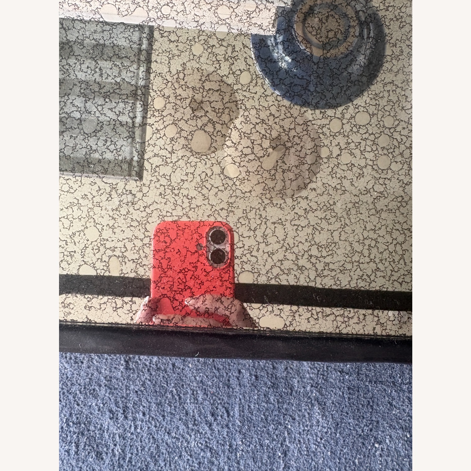 West Elm Marley Black Glass Coffee Table - image-4