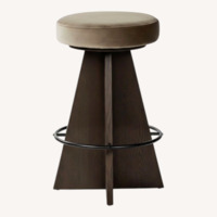 Four Hands Damon Dark Brown Wood Stools