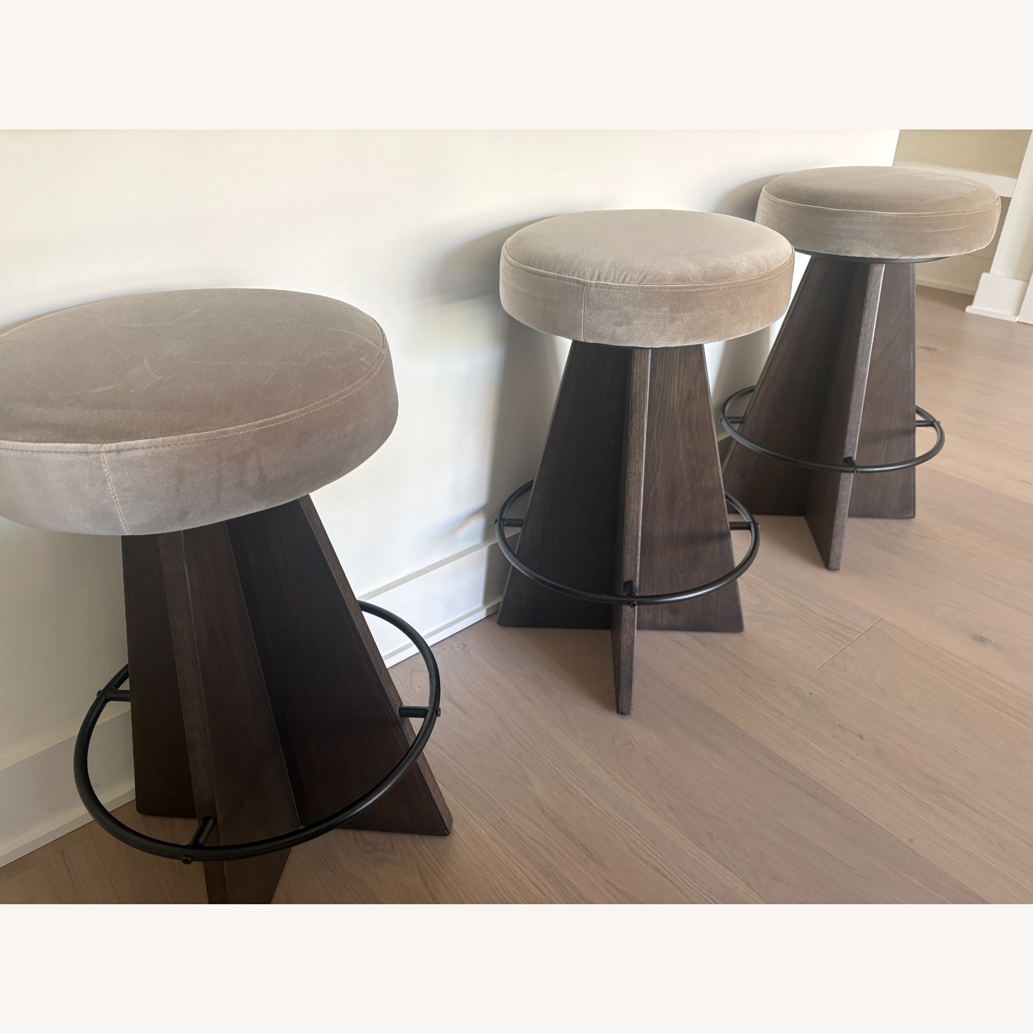 Four Hands Damon Dark Brown Wood Stools - image-7