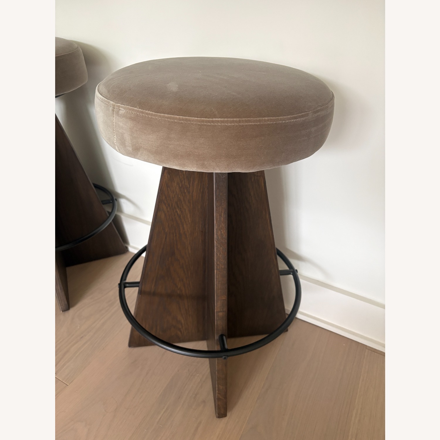 Four Hands Damon Dark Brown Wood Stools - image-3