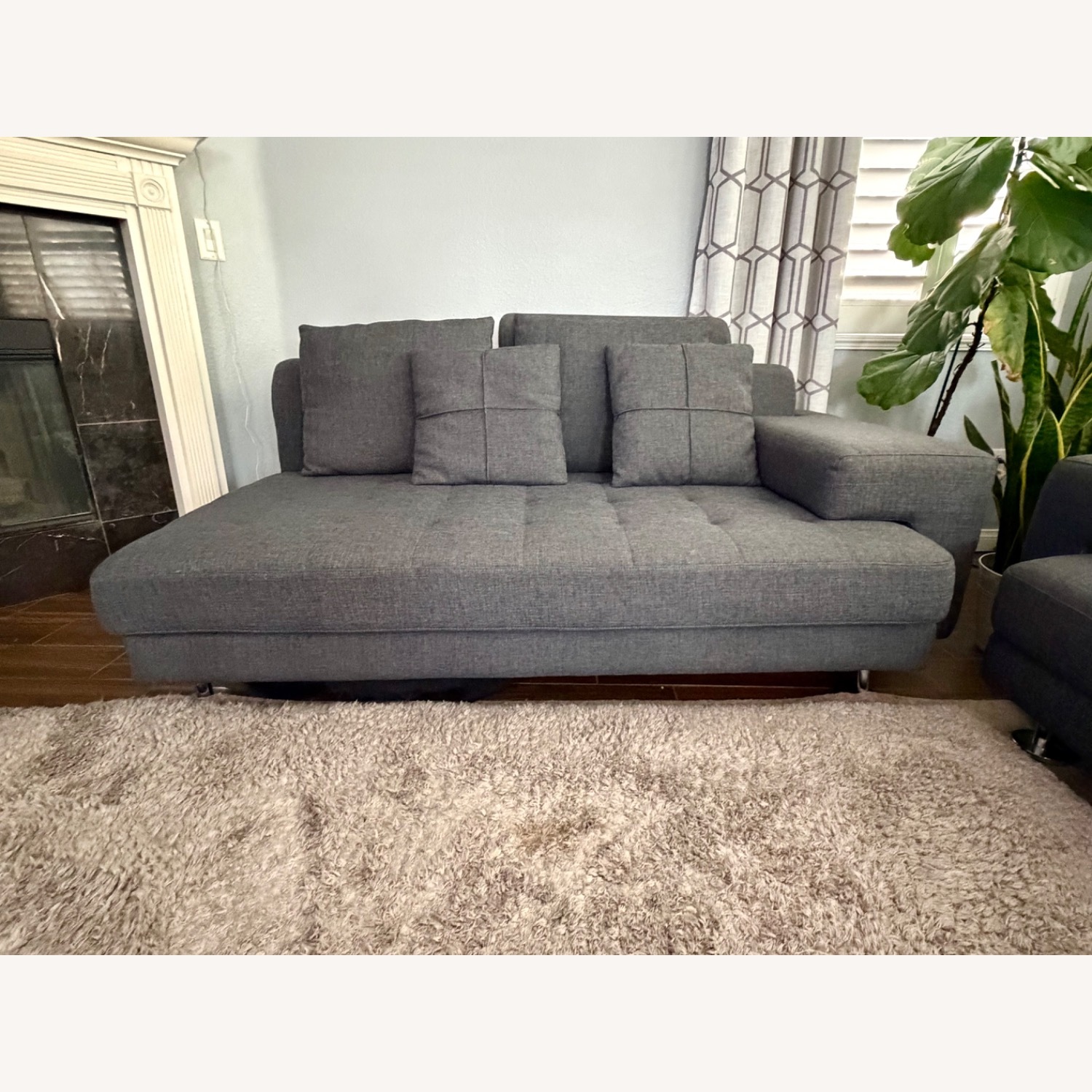 Scandinavian Designs Cepella Dark Gray 2 Piece Sectional - image-2