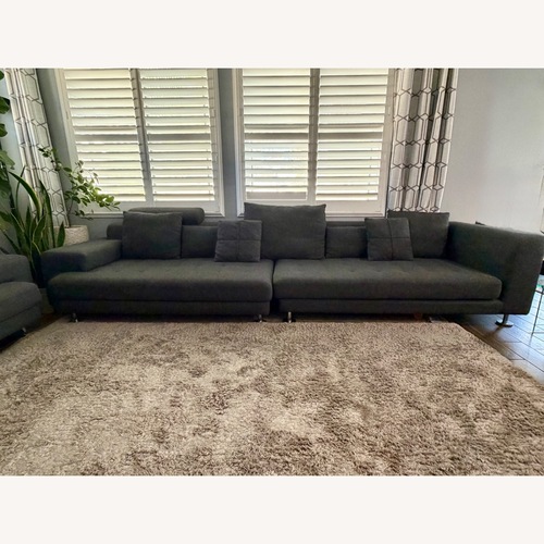 Used Scandinavian Designs Cepella Dark Gray 2 Piece Sectional for sale on AptDeco