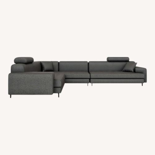 Used Scandinavian Designs Cepella Dark Gray 2 Piece Sectional for sale on AptDeco