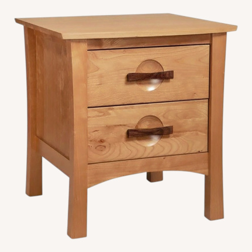 Used Copeland Furniture Berkeley Dark Brown Wood Nightstands for sale on AptDeco