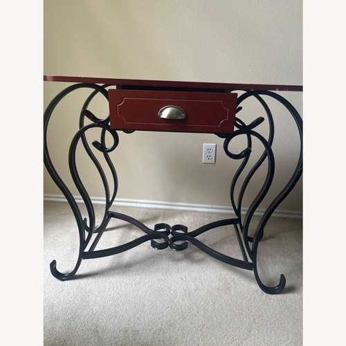 Used CISCO Brothers Dark Brown Side Table for sale on AptDeco
