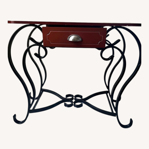 Used CISCO Brothers Dark Brown Side Table for sale on AptDeco