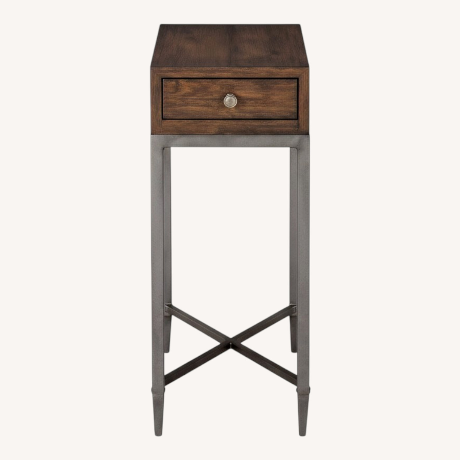 Century Furniture Wood and Aluminum Side Table - image-0