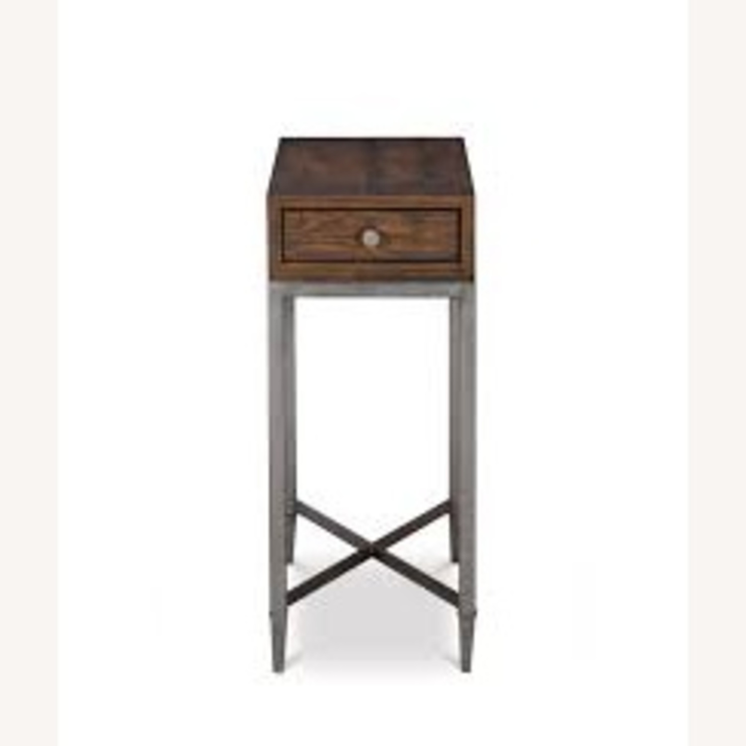 Century Furniture Wood and Aluminum Side Table - image-6