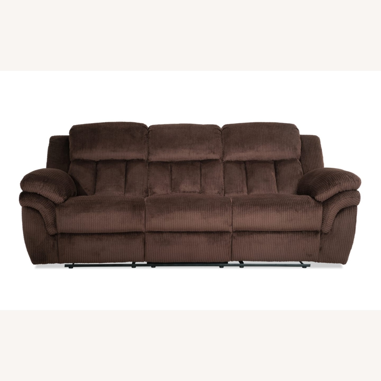 Bob's Discount Furniture Trevor Brown 91'' Manual Reclining Sofa - image-7