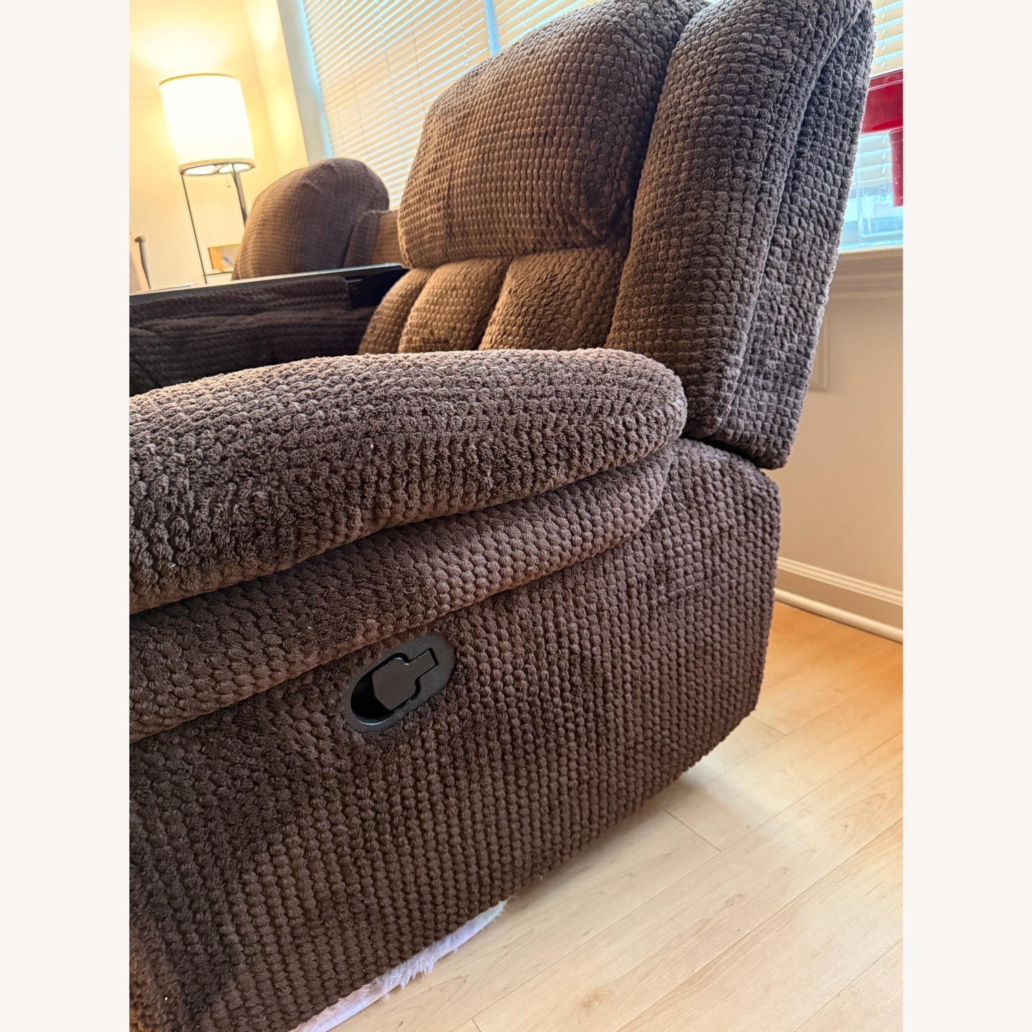 Bob's Discount Furniture Trevor Brown 91'' Manual Reclining Sofa - image-3