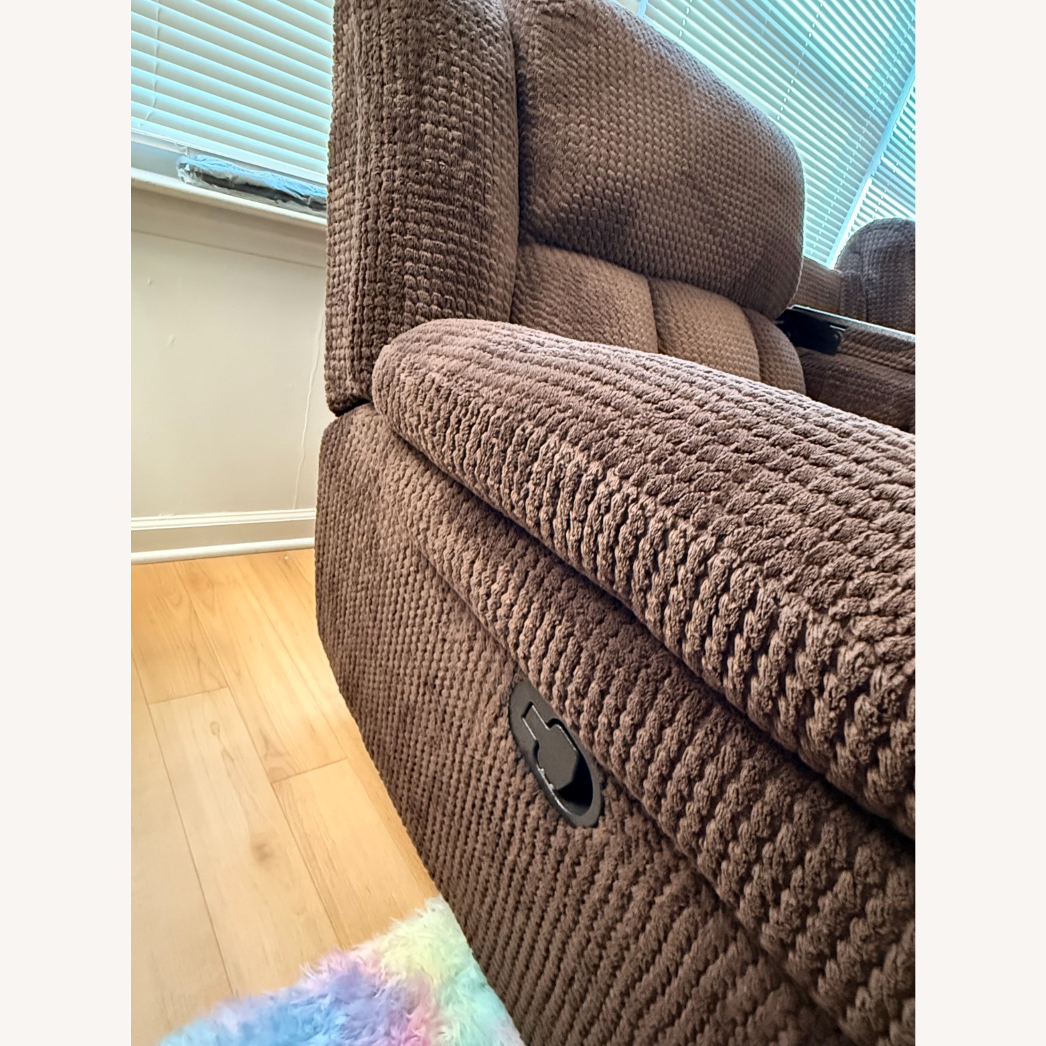 Bob's Discount Furniture Trevor Brown 91'' Manual Reclining Sofa - image-5