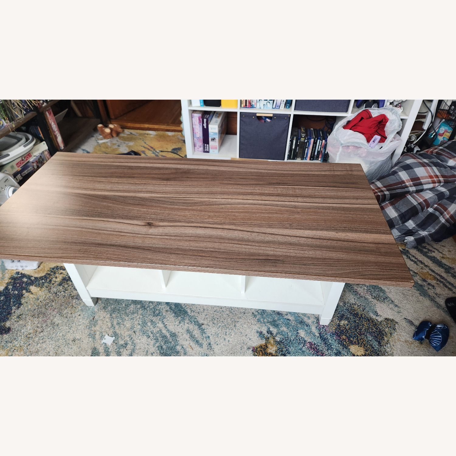 Casart Coffee Table with Hidden Storage Compartment - image-4