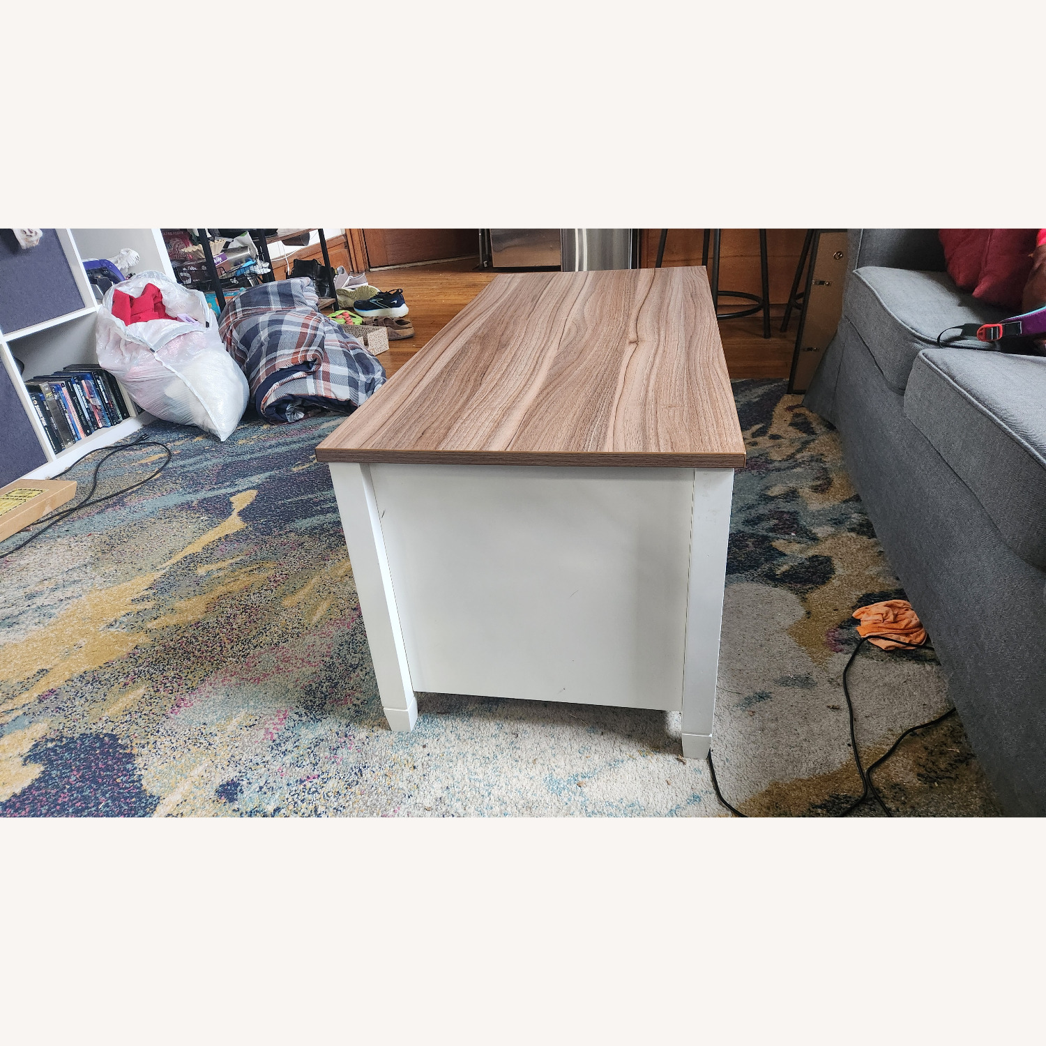 Casart Coffee Table with Hidden Storage Compartment - image-6