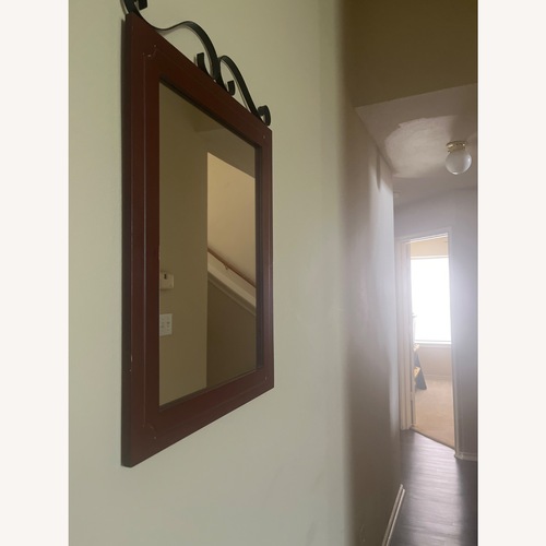 Used Dark Brown Wall Mirror for sale on AptDeco