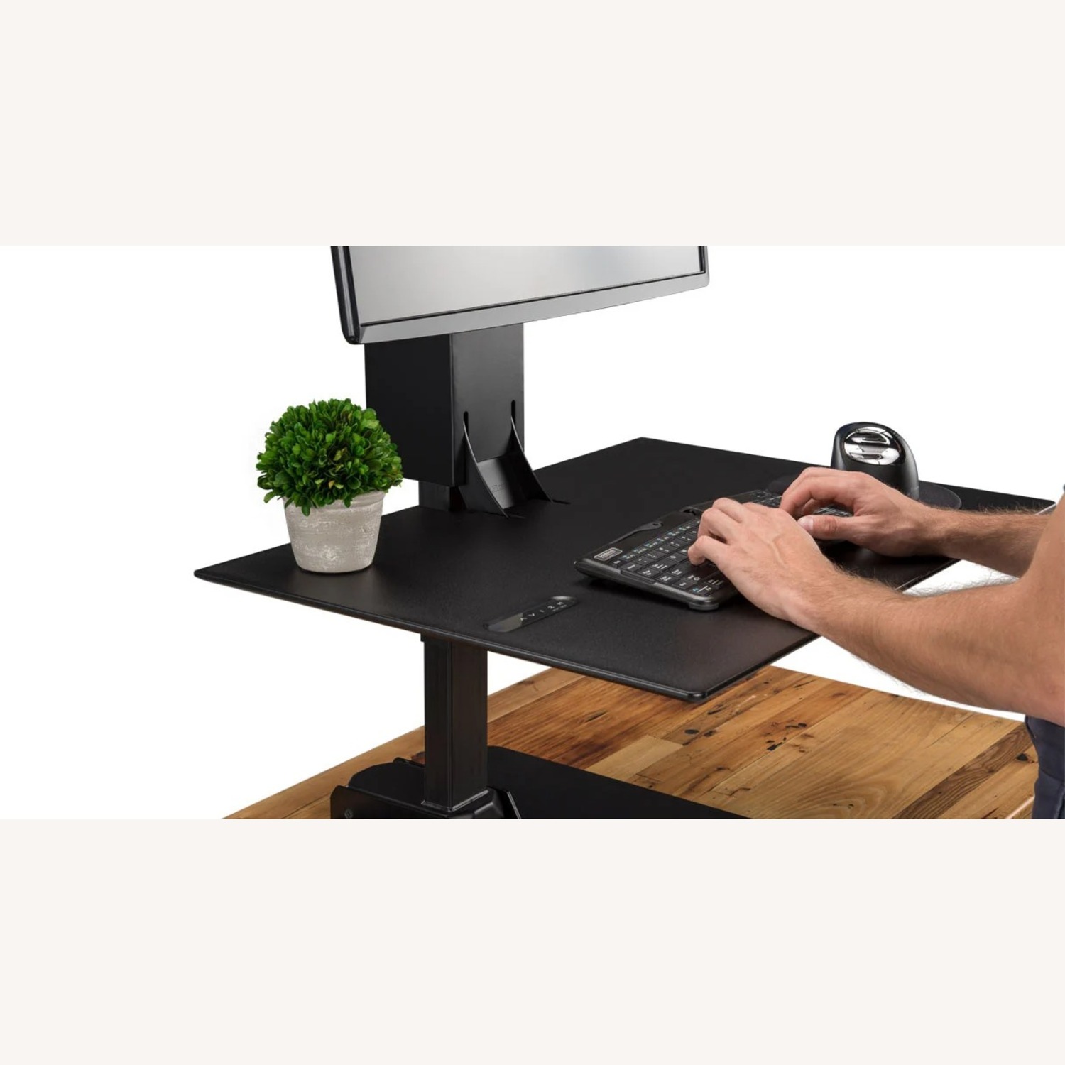 E7 Electric Standing Desk Converter by UPLIFT Desk - image-3