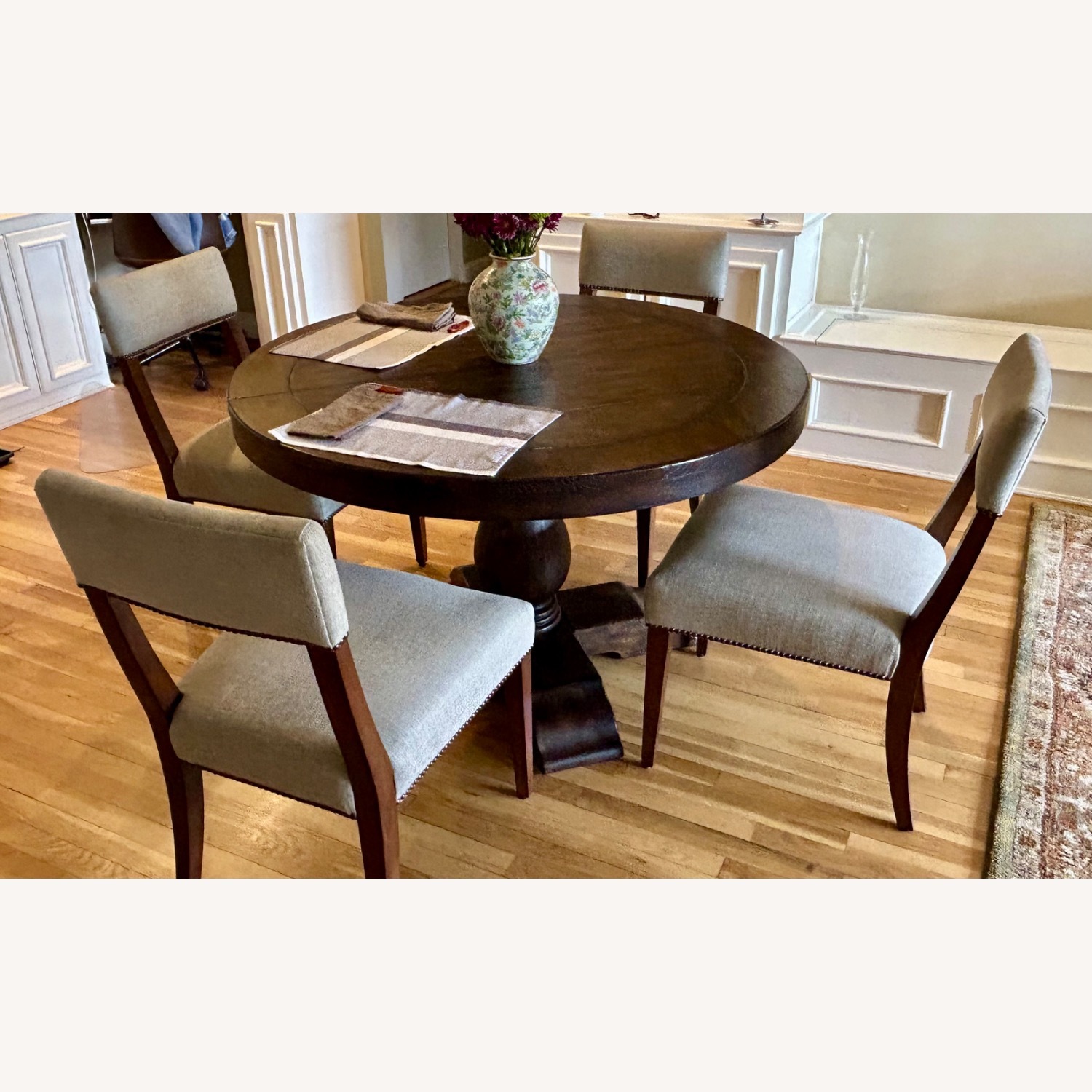 Pottery Barn Dark Brown Wood Dining Sets - image-4