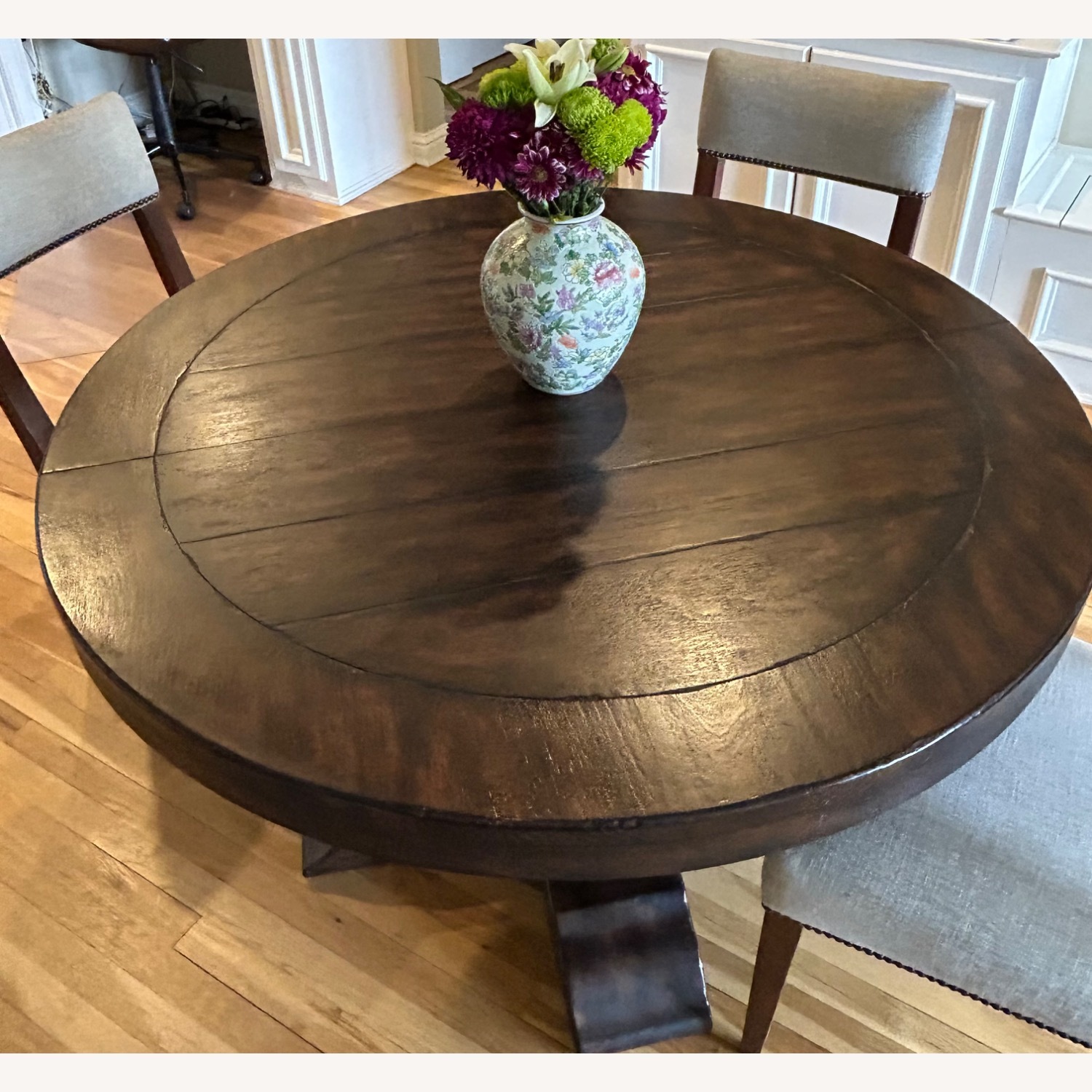 Pottery Barn Dark Brown Wood Dining Sets - image-2