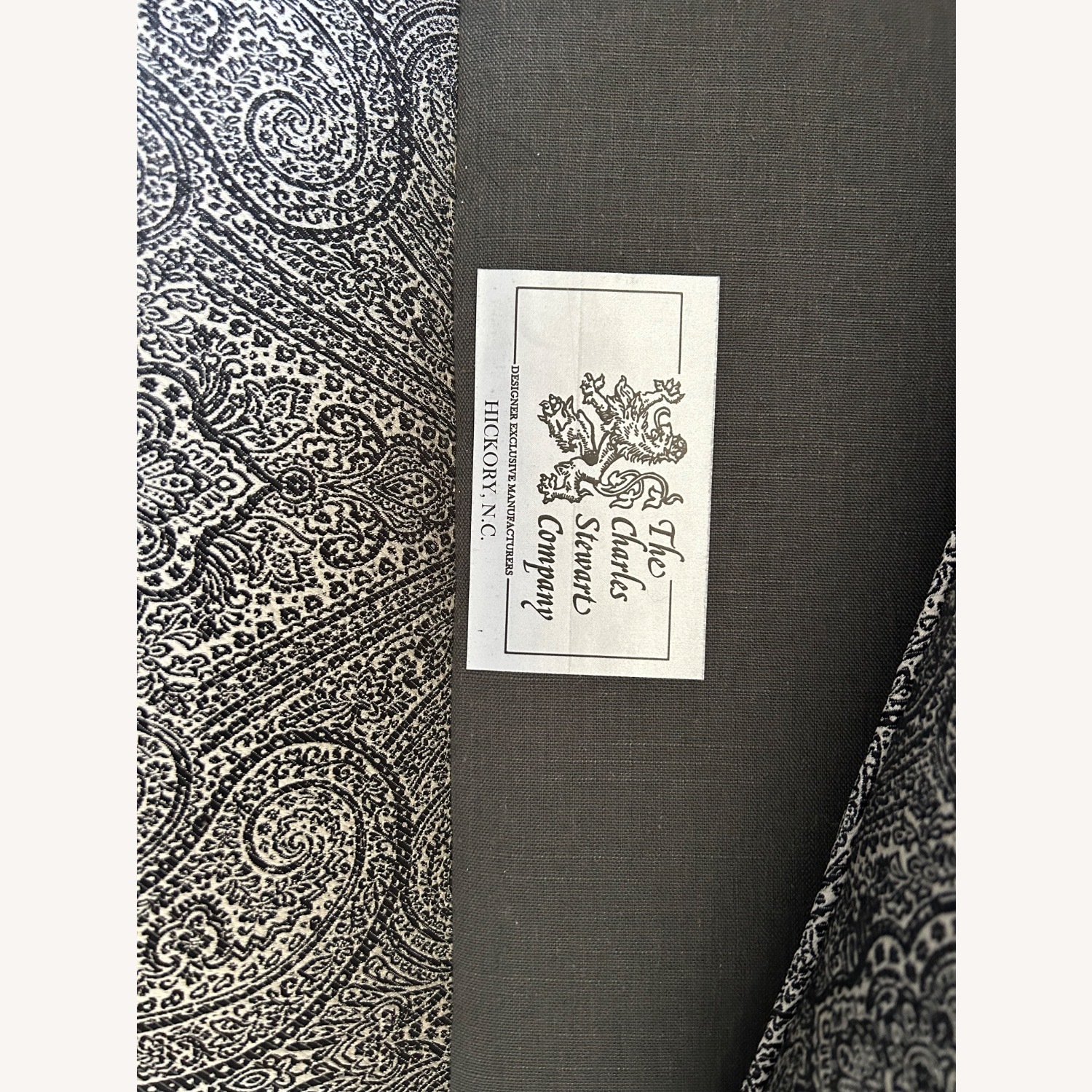 Charles Stewart Light Gray Armchair - image-2