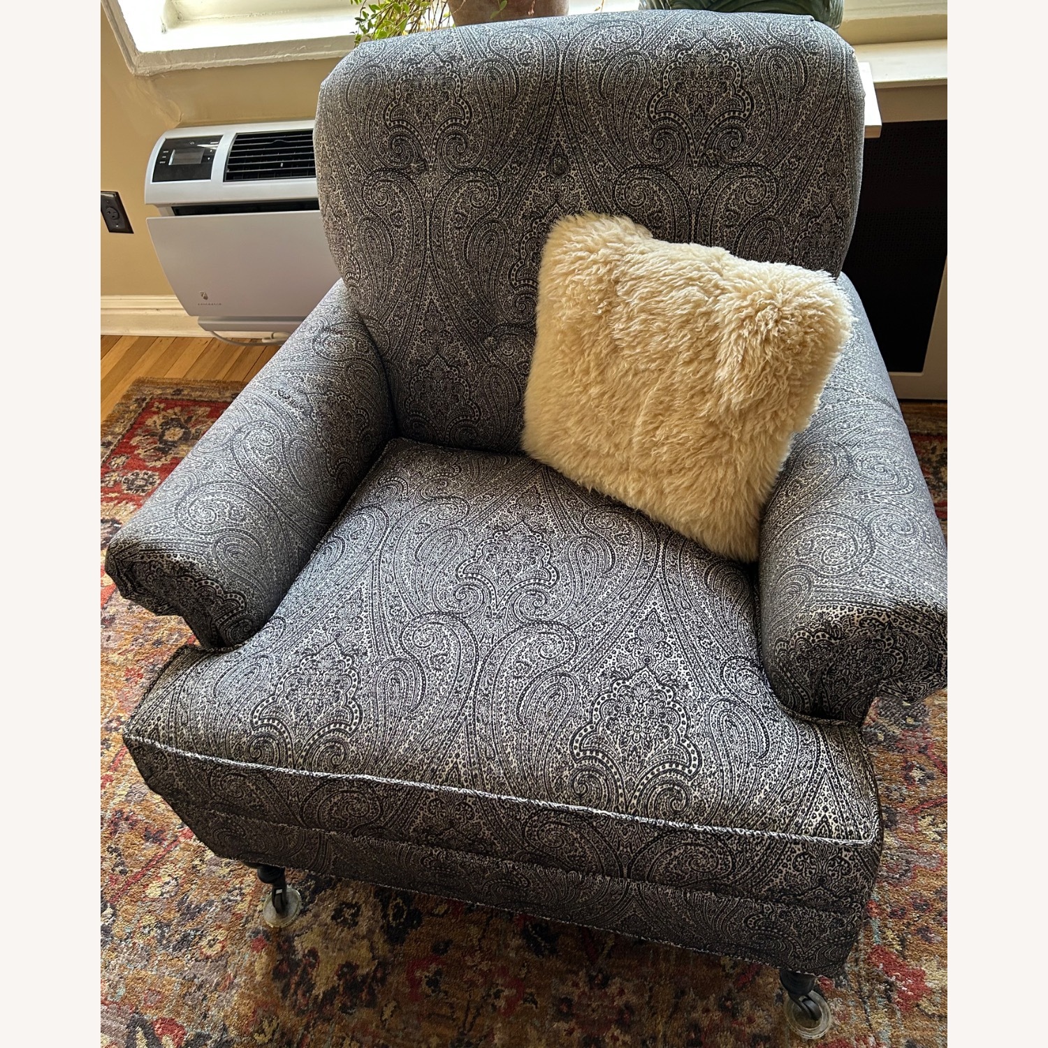 Charles Stewart Light Gray Armchair - image-1