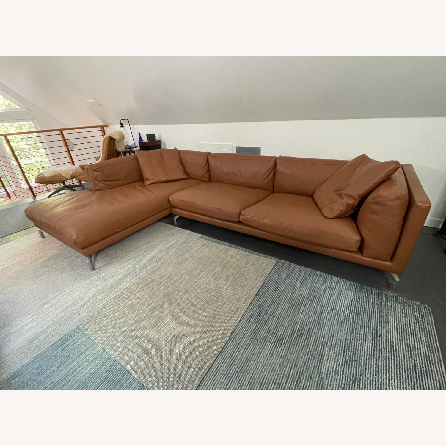 Design Within Reach Como Leather Sectional - image-1