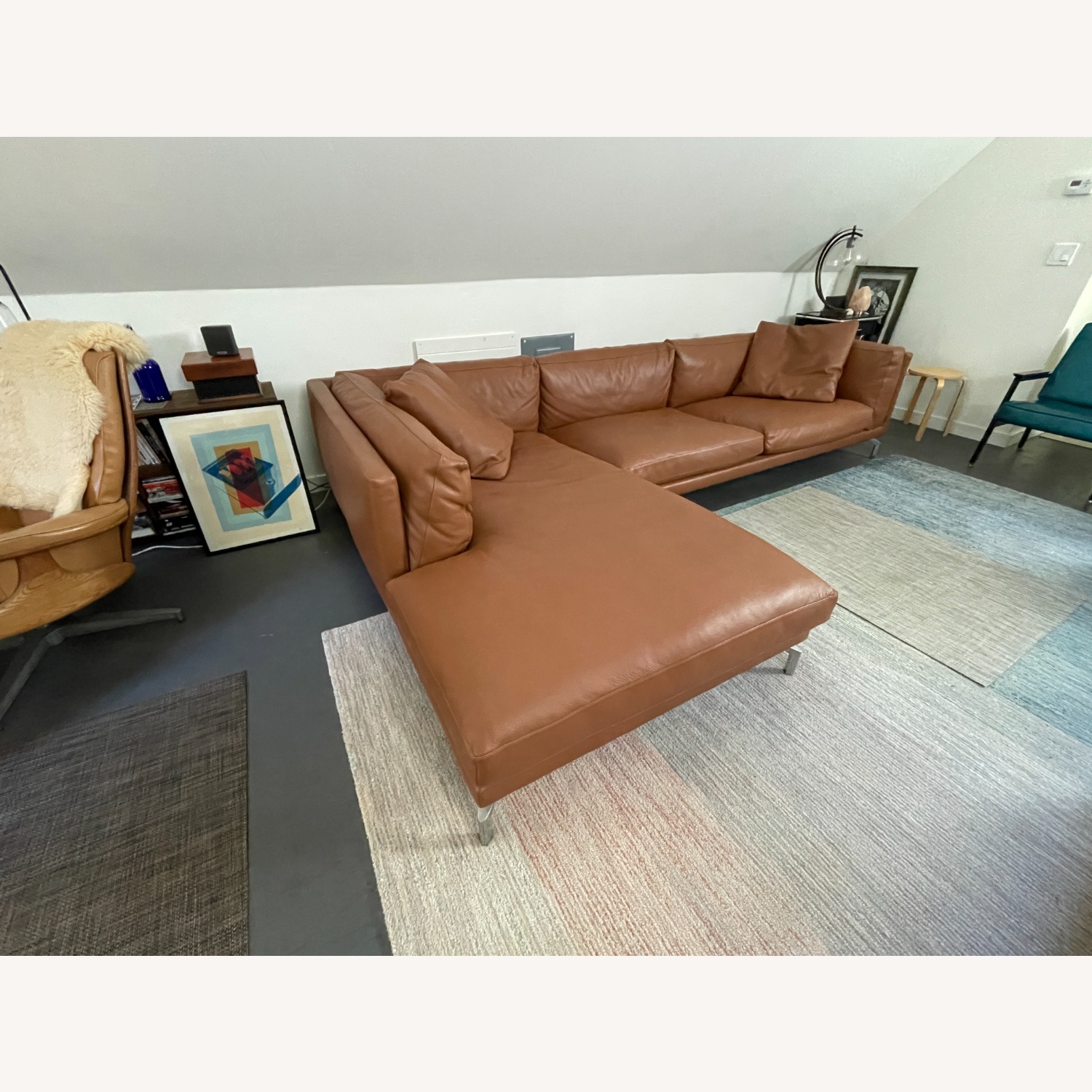 Design Within Reach Como Leather Sectional - image-2