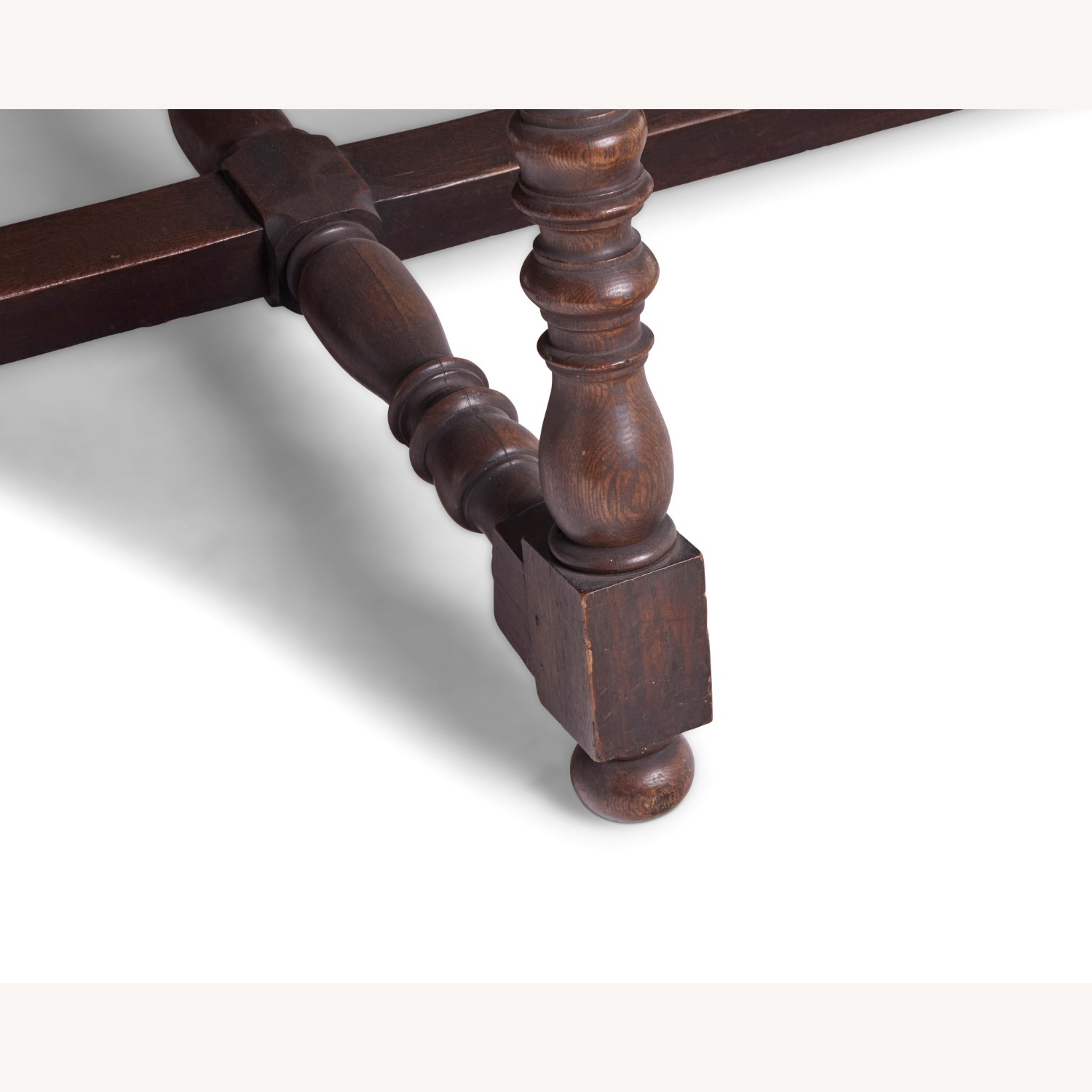 19th C Spanish Colonial Oak Refectory Table - image-5
