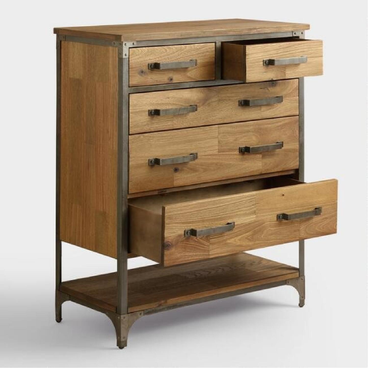 World Market Aiden Wood & Metal Chest - image-4