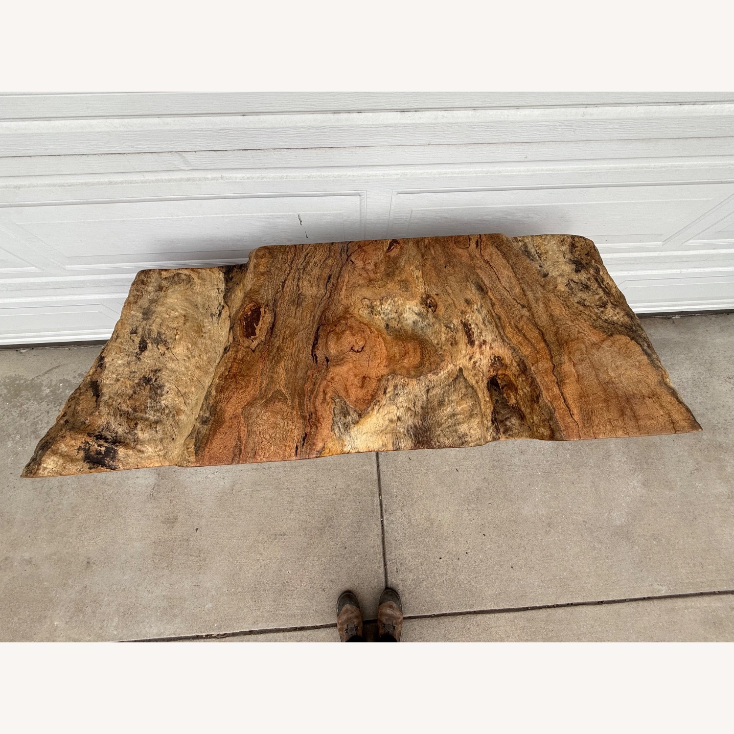 Statement Live-Edge Mango Wood "Window" Slab - image-9
