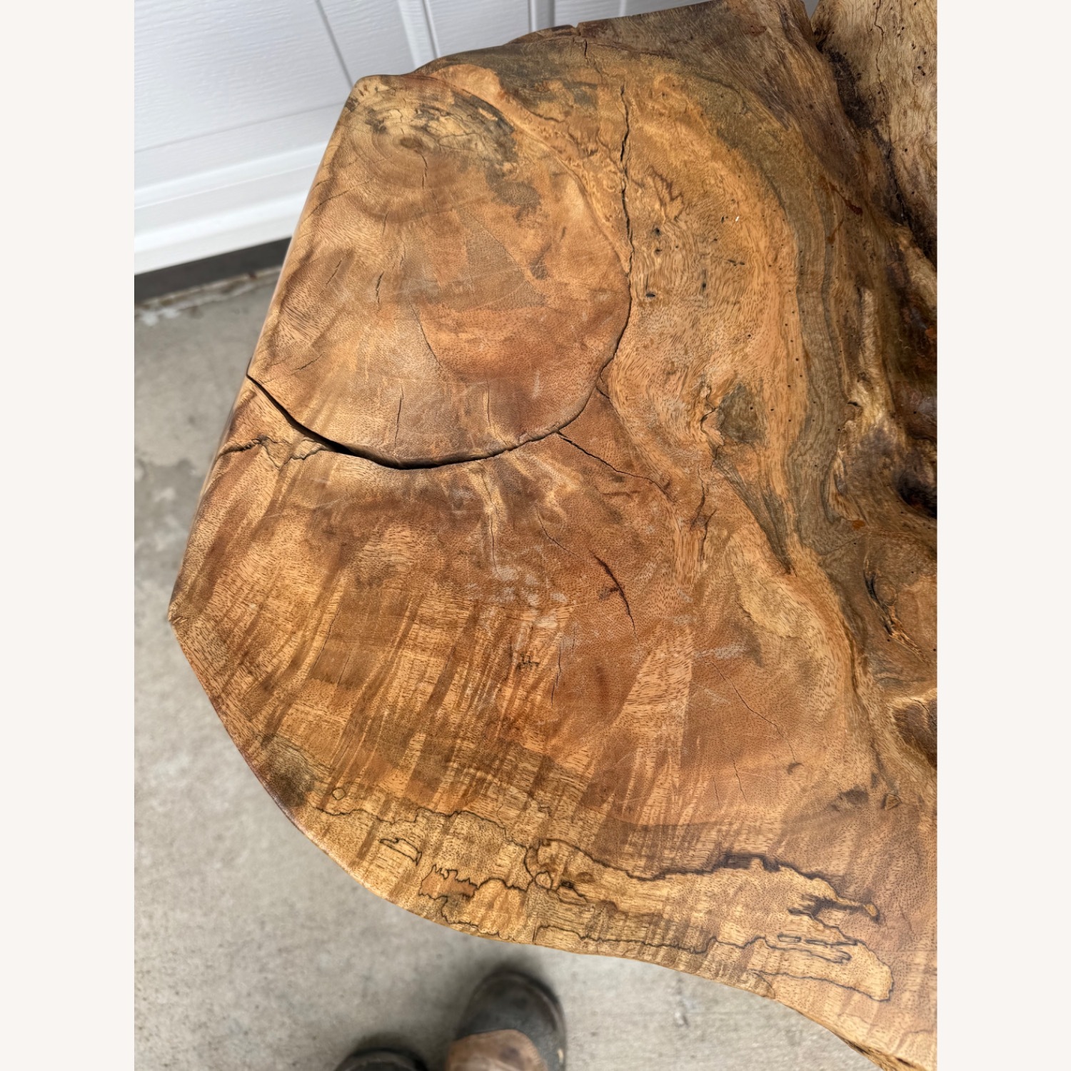 Statement Live-Edge Mango Wood "Window" Slab - image-22