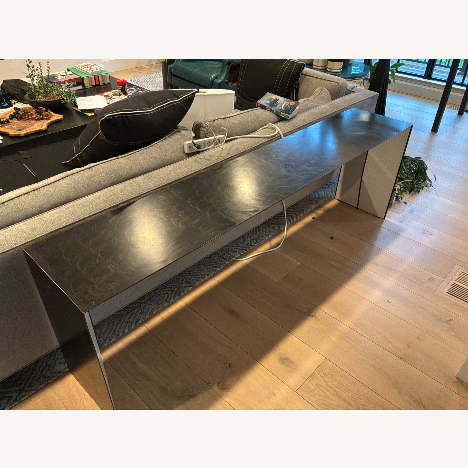 Room & Board Dark Brown Metal Sideboard - image-4