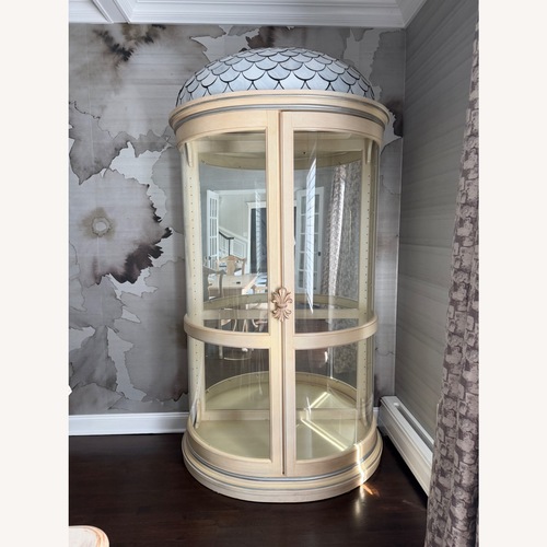 Used Vintage/Antique Natural Wood Wall Unit for sale on AptDeco