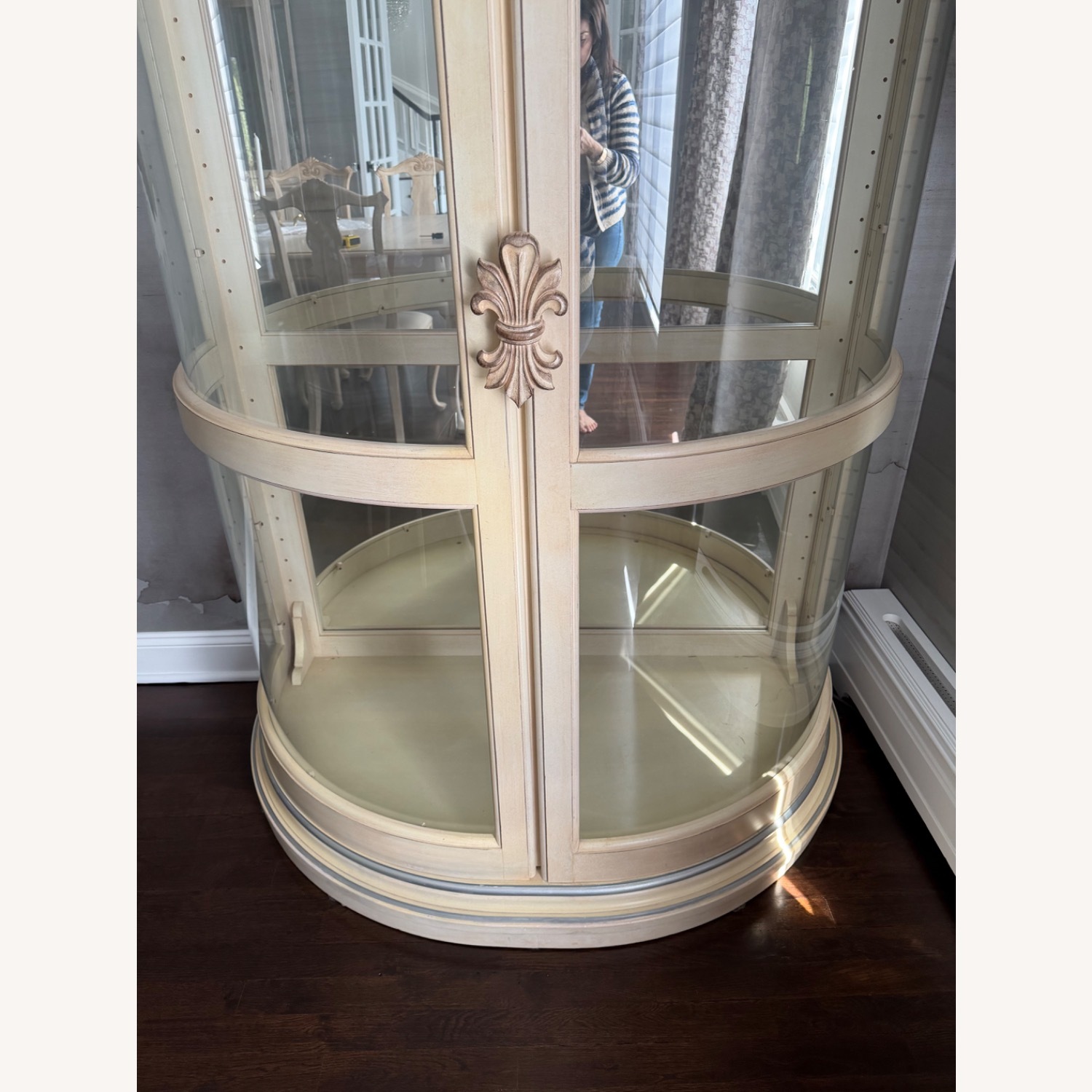 Vintage/Antique Natural Wood Wall Unit - image-3