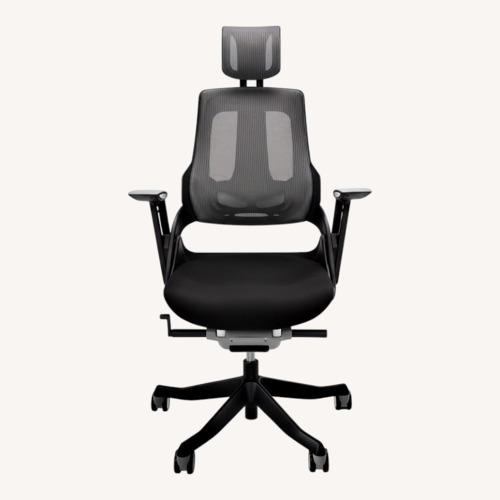 Used Dania Furniture Black Metal Office Chair for sale on AptDeco