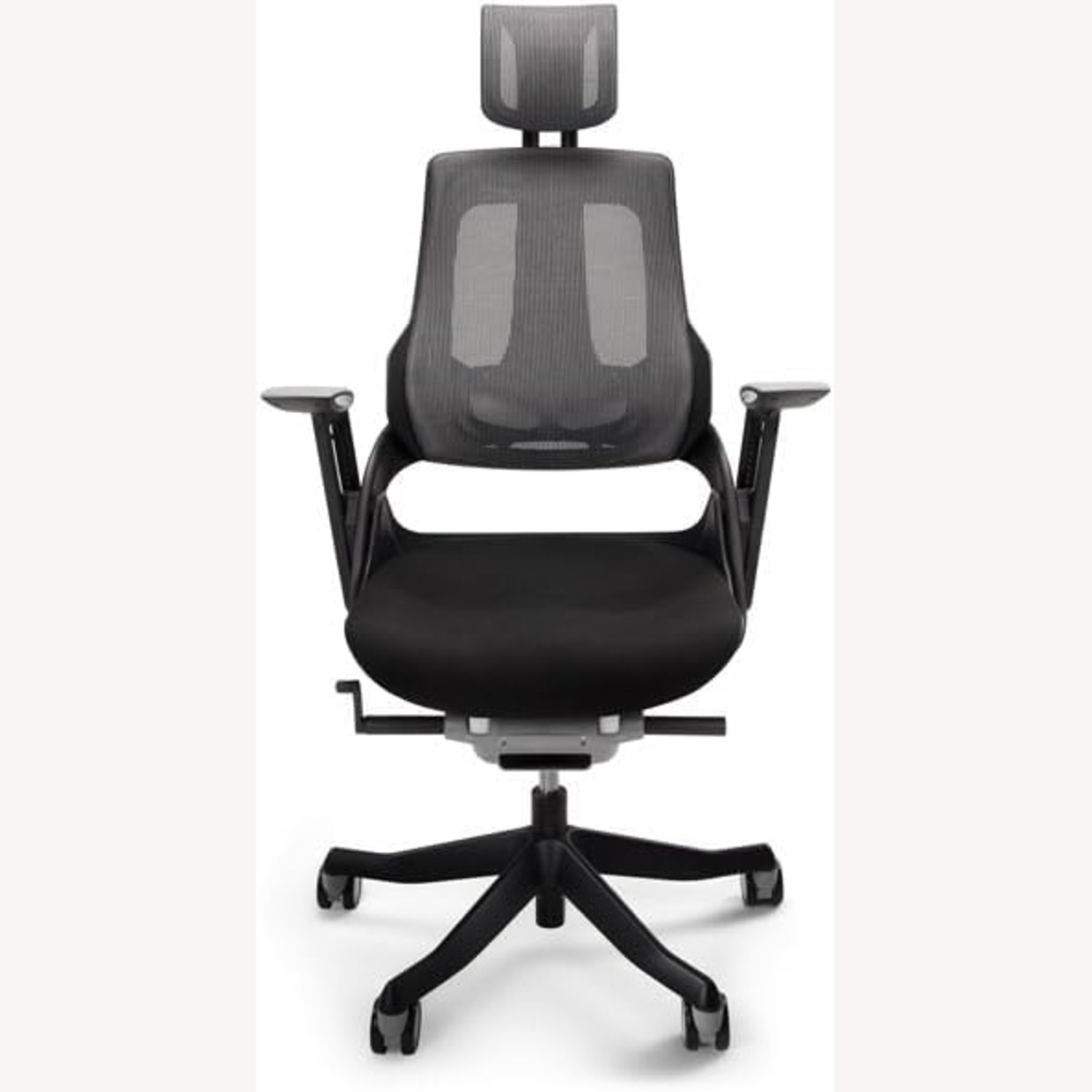 Dania Furniture Black Metal Office Chair - image-7