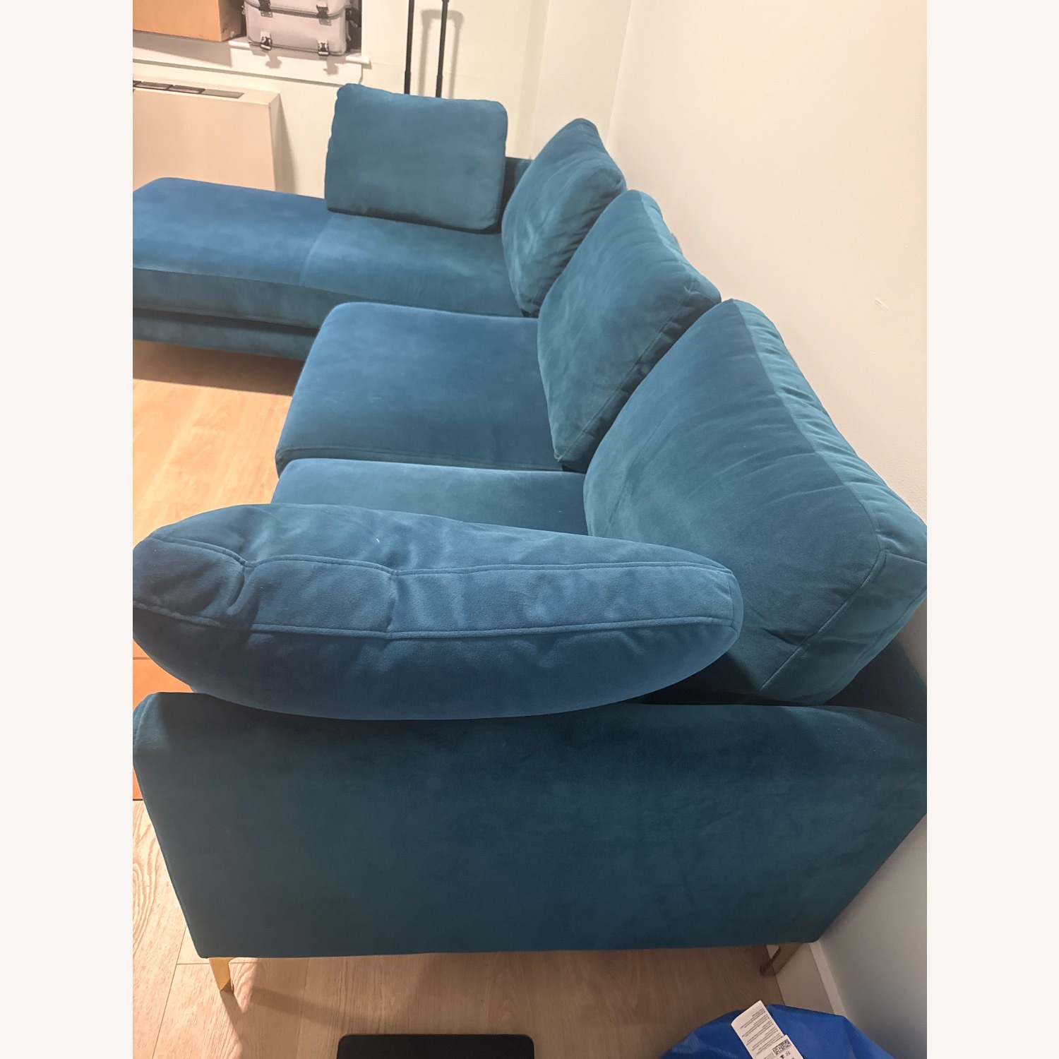 Castlery Adams Velvet 3+ Piece Sectional - image-3